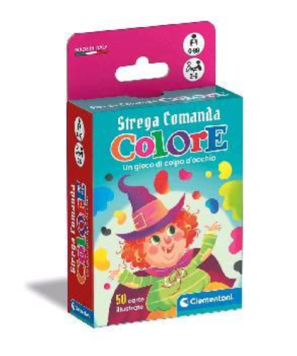 CLEMENTONI STREGA COMANDA COLORE GIOCO DA CARTE